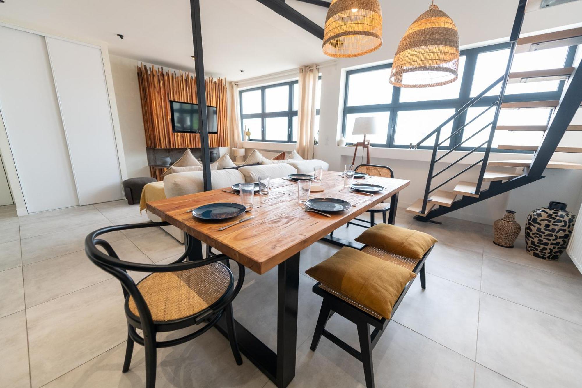 Kasa Madura - Duplex Au Calme Tout Equipe Saint-Etienne  Exteriér fotografie